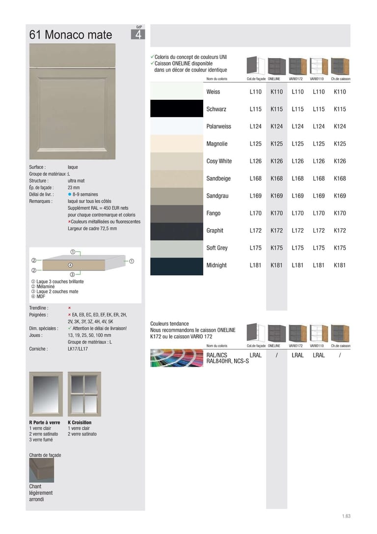 Catalogue Beckermann · pages finitions spéciales, finitions premium et effets sur mesure.
