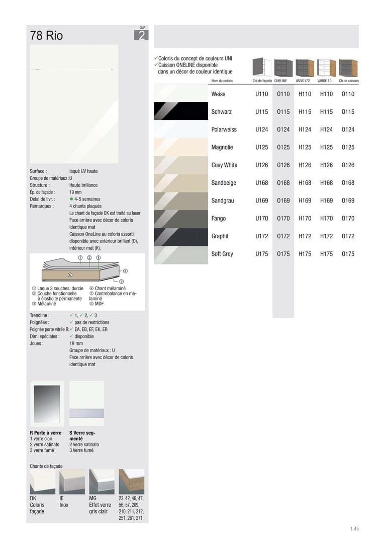 Beckermann Denver · laque ultra mat 20 coloris