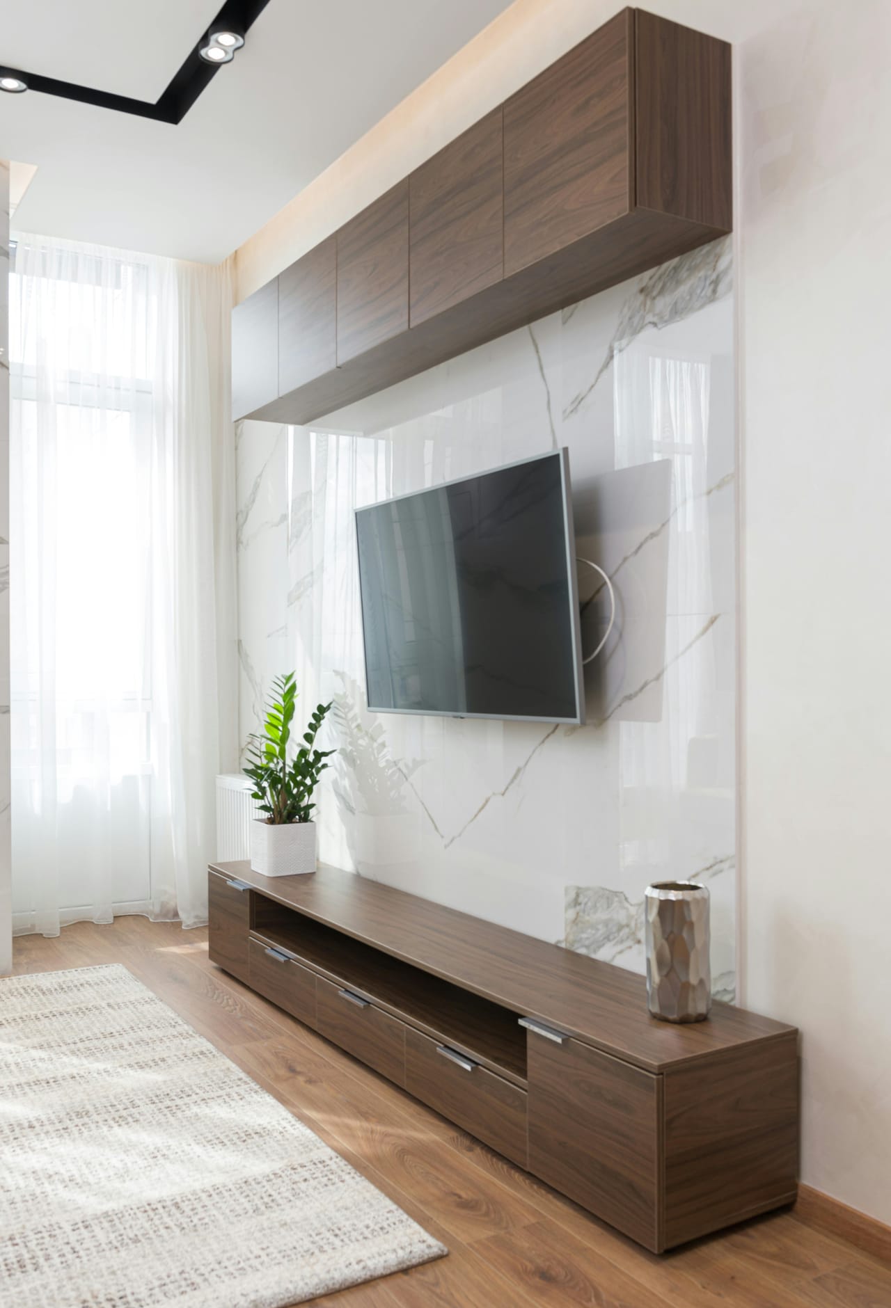 Living sur mesure · bibliothèques et meubles bois