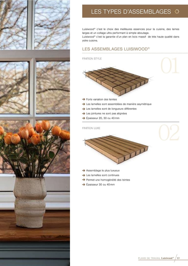 Luisiwood · Bois massif FSC · page 1/18 · catalogue LUISINA 2026