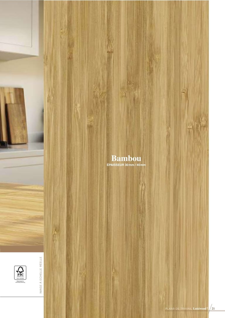 Luisiwood · Bois massif FSC · page 4/18 · catalogue LUISINA 2026