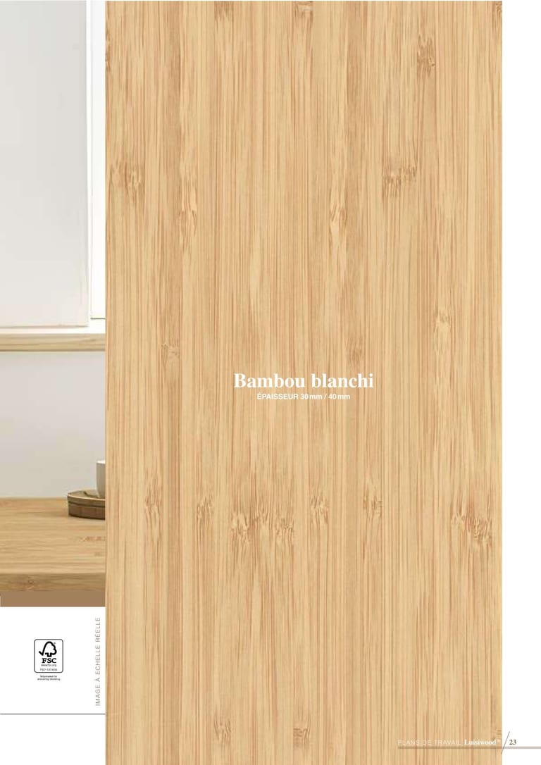 Luisiwood · Bois massif FSC · page 5/18 · catalogue LUISINA 2026