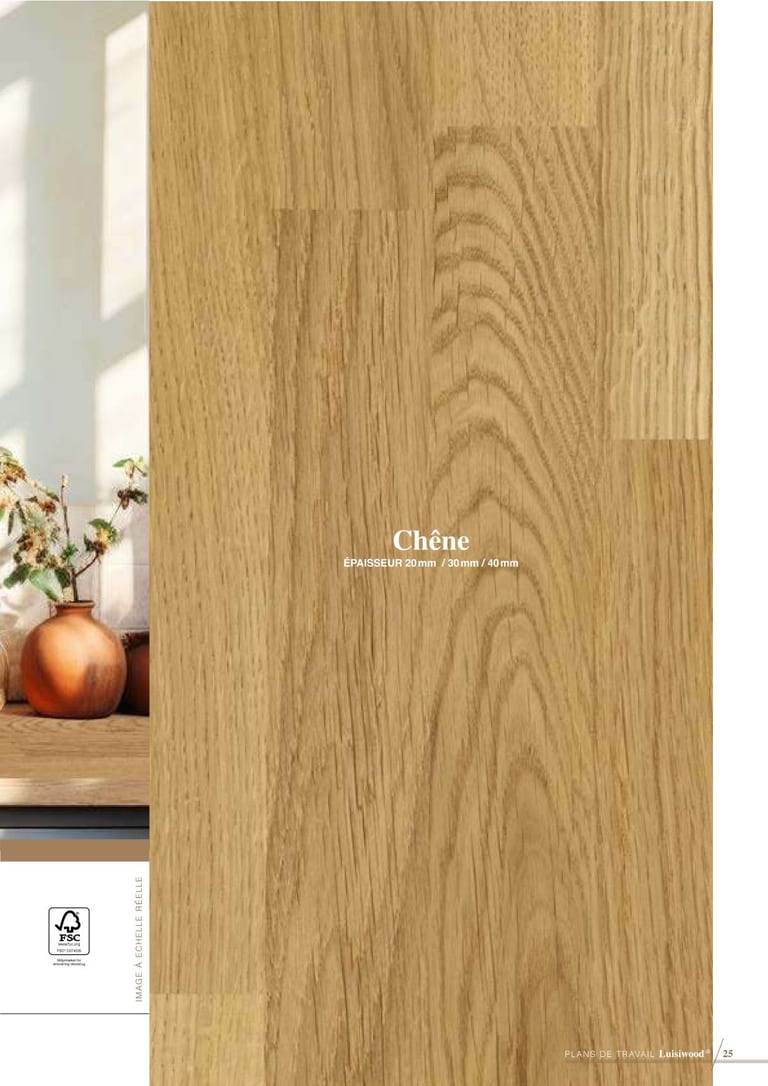 Luisiwood · Bois massif FSC · page 6/18 · catalogue LUISINA 2026