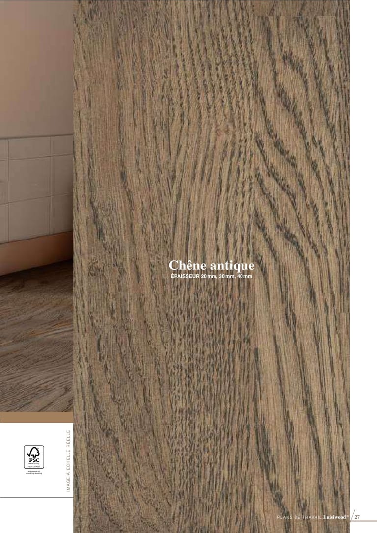 Luisiwood · Bois massif FSC · page 7/18 · catalogue LUISINA 2026