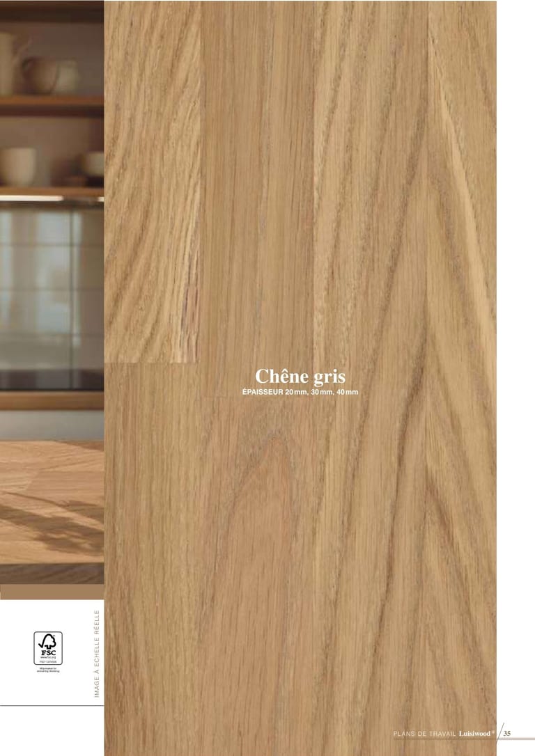Luisiwood · Bois massif FSC · page 11/18 · catalogue LUISINA 2026
