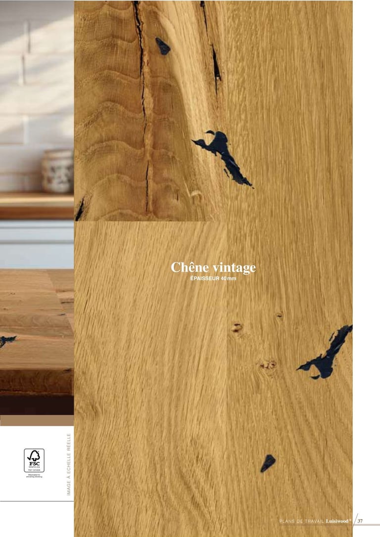 Luisiwood · Bois massif FSC · page 12/18 · catalogue LUISINA 2026