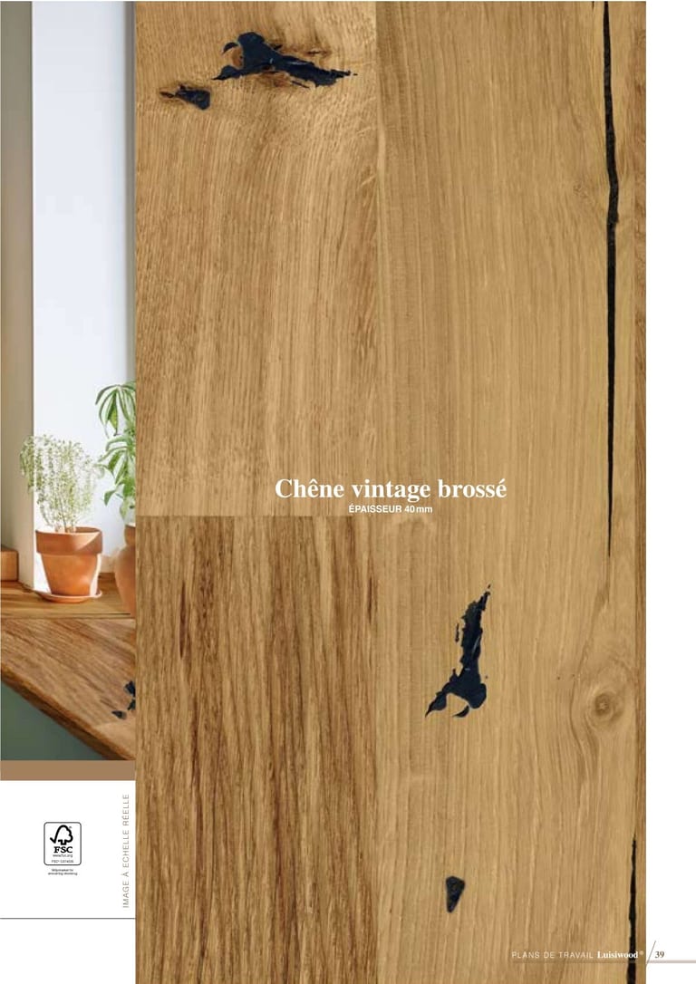 Luisiwood · Bois massif FSC · page 13/18 · catalogue LUISINA 2026