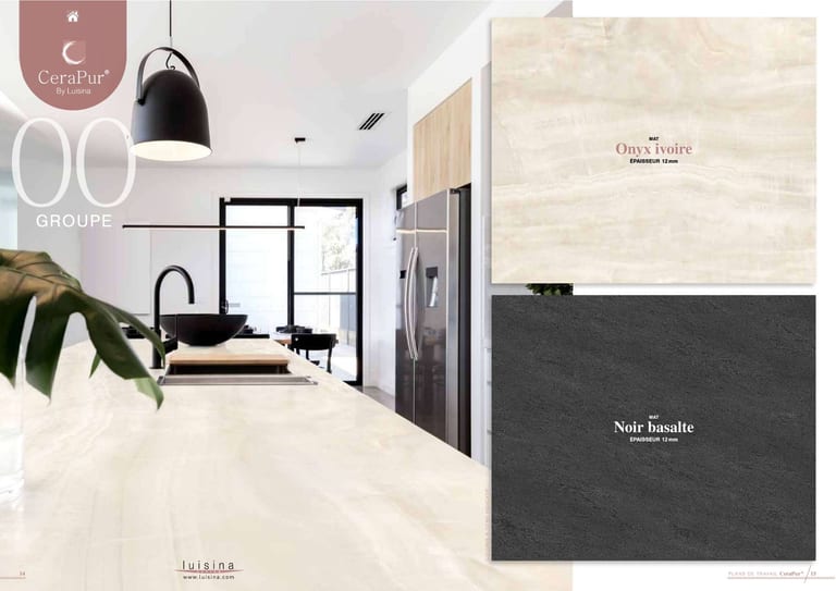 CeraPur · Céramique grand format · page 3/17 · catalogue LUISINA 2026