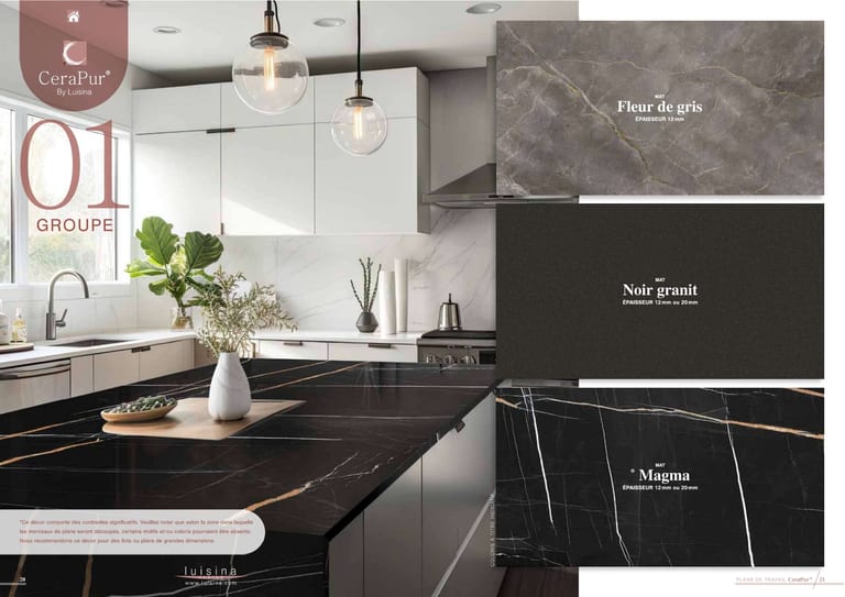 CeraPur · Céramique grand format · page 6/17 · catalogue LUISINA 2026