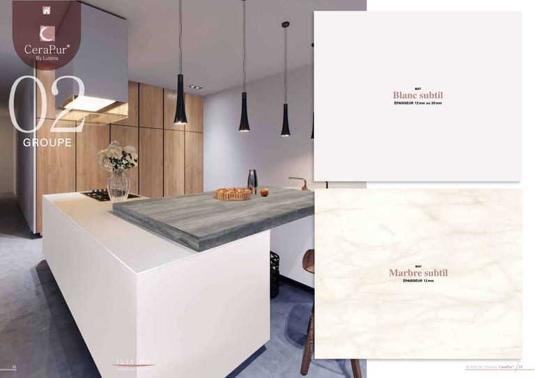 CeraPur · Céramique grand format · page 7/17 · catalogue LUISINA 2026