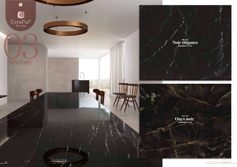 CeraPur · Céramique grand format · page 17/17 · catalogue LUISINA 2026