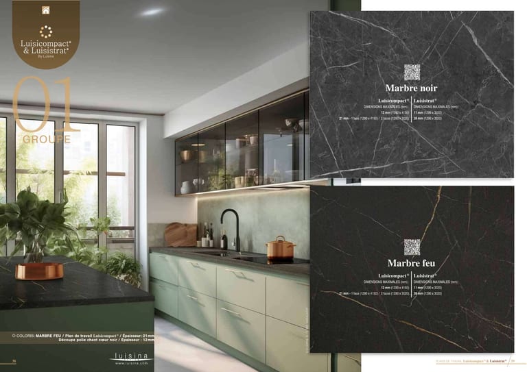 Luisicompact · Compact stratifié HPL · page 10/22 · catalogue LUISINA 2026