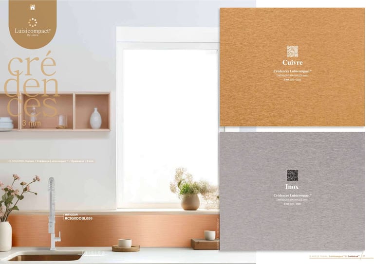 Luisicompact · Compact stratifié HPL · page 19/22 · catalogue LUISINA 2026