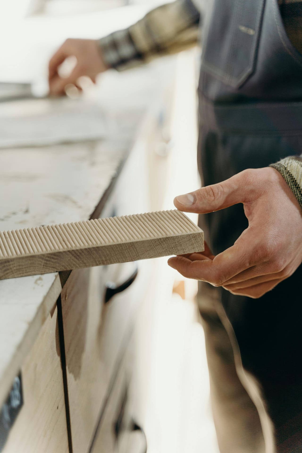 Rénovation intérieure · matières bois et fabrication artisanale