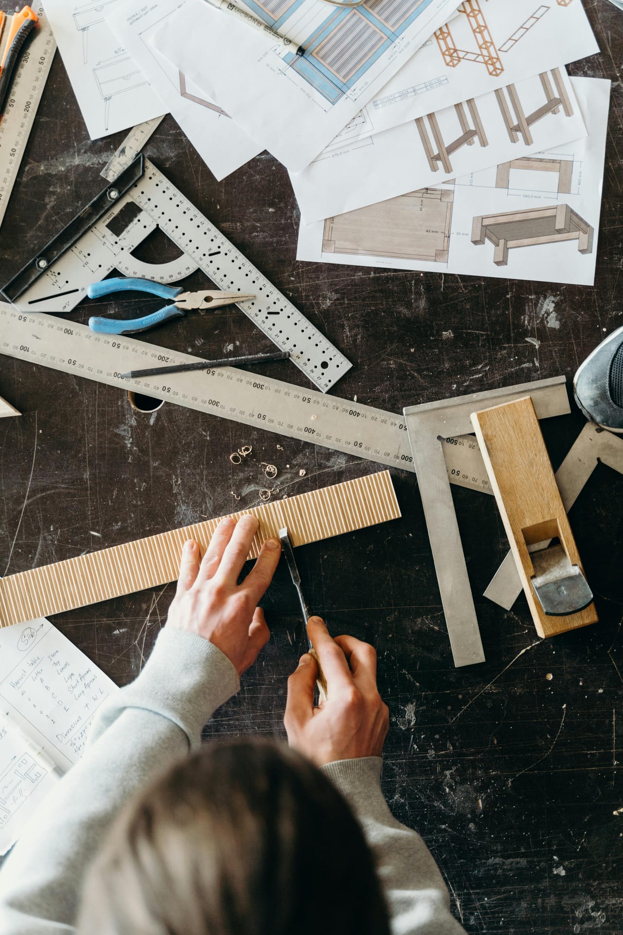 Mobilier sur mesure · fabrication artisanale dans notre atelier